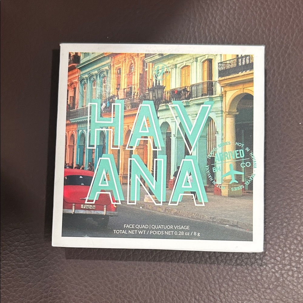 BH COSMETICS Havana Face Quad Palette. NEW-Colors have sealed plastic on them